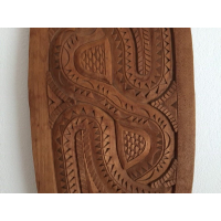 Wooden wall decoration panel